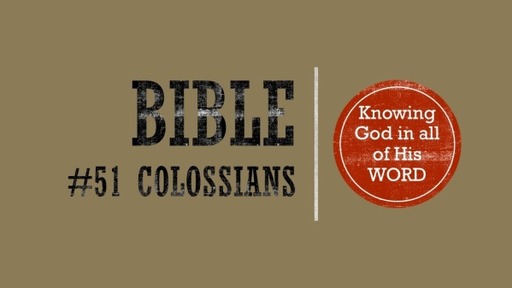 May 30,2021  Colossians