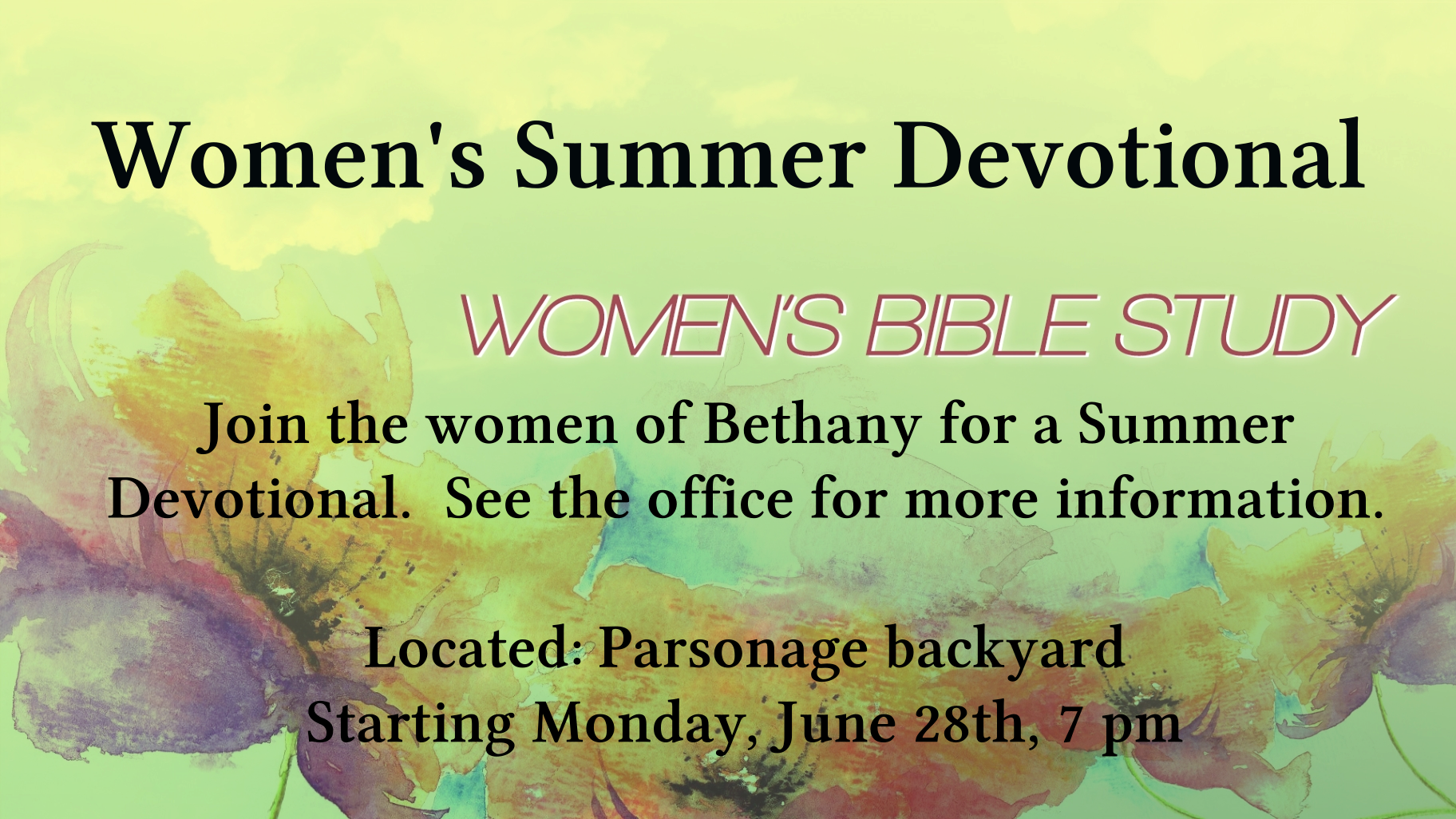 Women's Summer Devotional