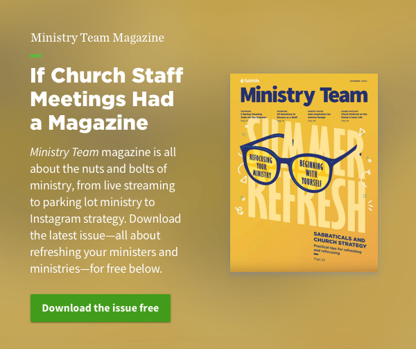 If Church Staff Meetings Had a Magazine