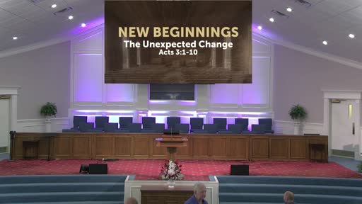 New Beginnings: The Unexpected Change- 5-23-21 New Beginnings: The Unexpected Change- 5-23-21