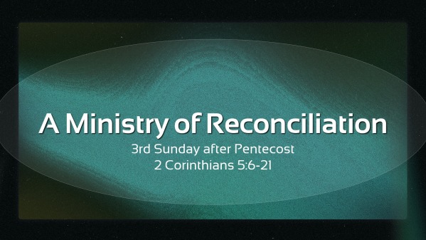 A Ministry of Reconciliation - Logos Sermons