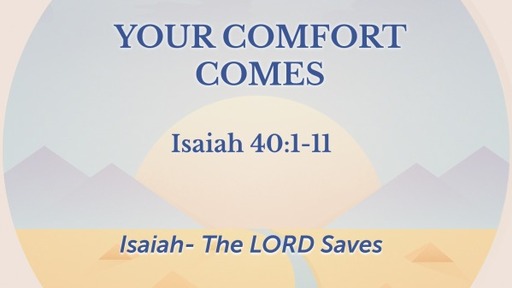 your comfort comes