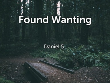 Found Wanting