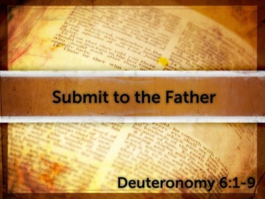 Submit to the Father