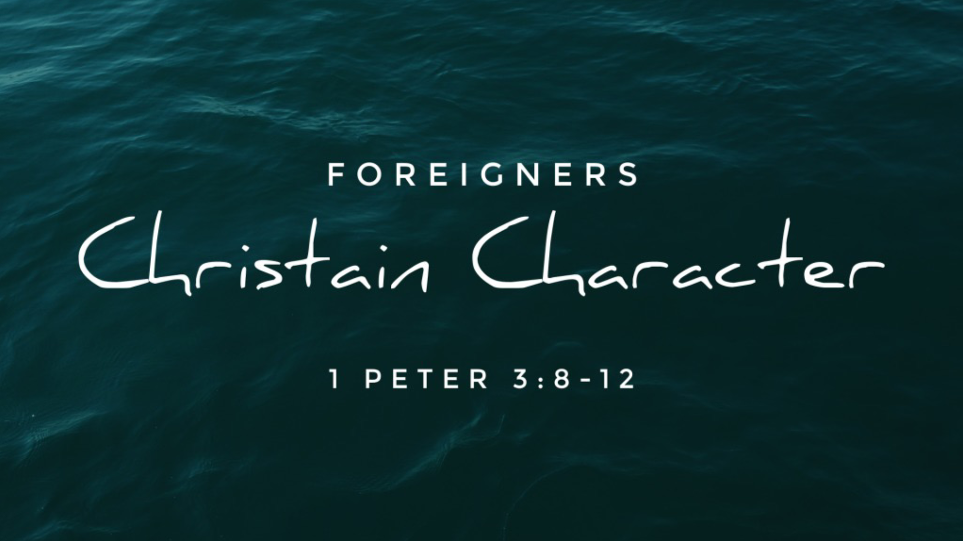 Christian Character - Logos Sermons