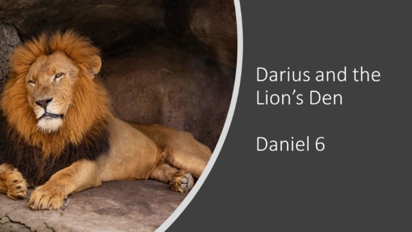 Darius And The Lions Den Pt 2 Daniel 6 Logos Sermons 7561