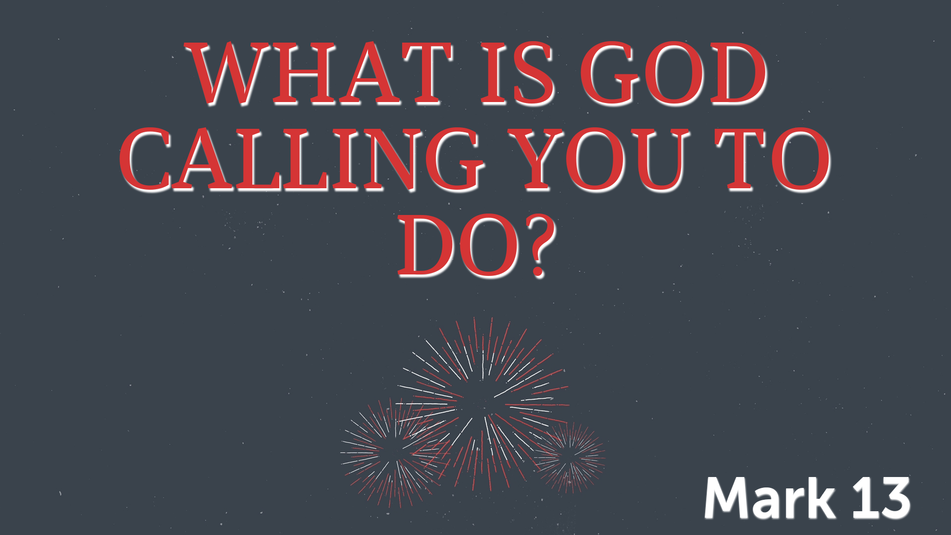 What is God calling you to do? - Logos Sermons