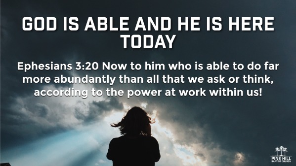 God is Able and He is Here Today - Logos Sermons