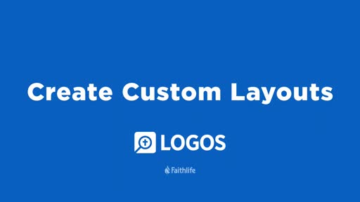 Create Custom Layouts
