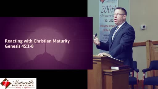 Reacting with Christian Maturity