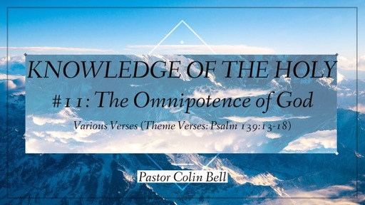 The Omnipotence of God 