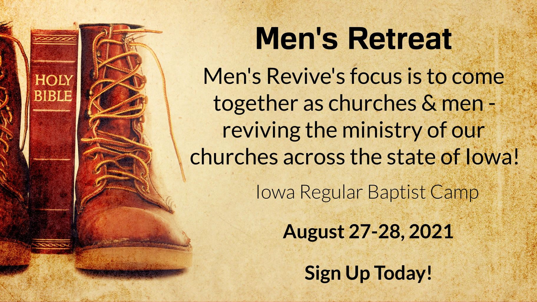 Men's Retreat at IRBC