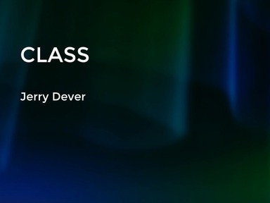 Jerry Dever Class