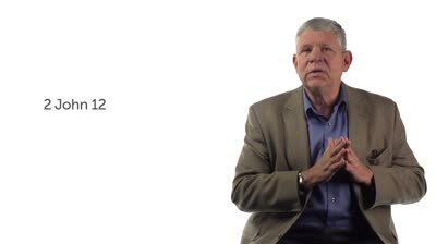 Joy and Reconciliation: 2 John 12–13
