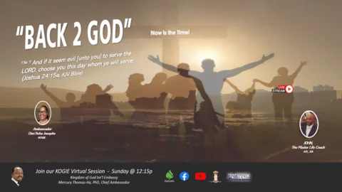 "BACK 2 GOD"  |  Mercury Thomas-Ha, PhD  |  Sunday @ 12:15 PM, 080821
