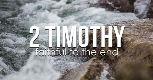 2 Timothy 4:1-5.  Finish Well