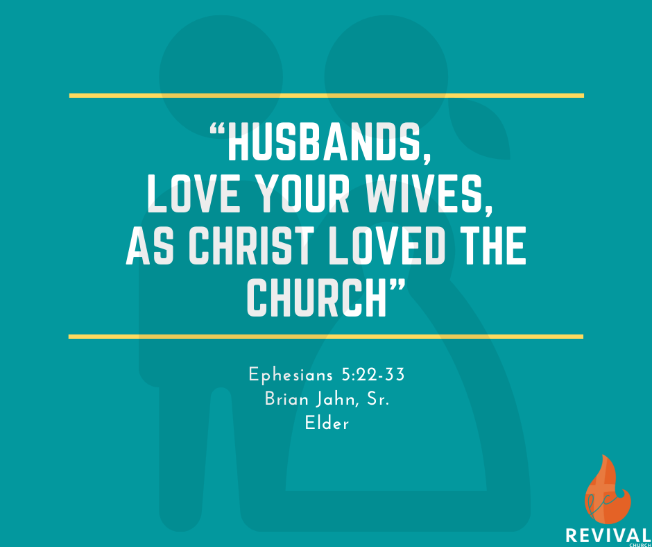 Wives, Submit To Your Husbands As The Church Submits To Christ ...