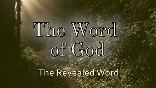 The Revealed Word