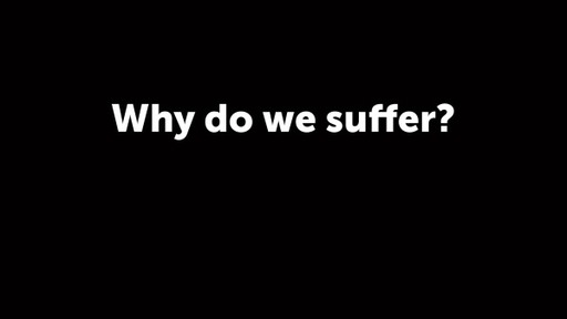Why do we suffer?