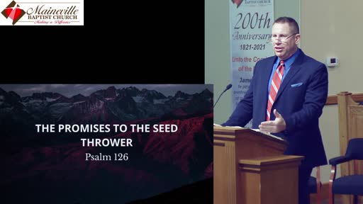 The Promises to the Seed Thrower