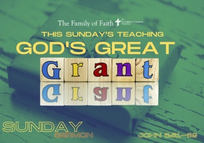 God's Great Grant