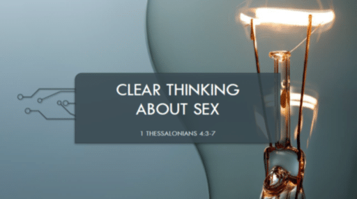Clear Thinking About Sex