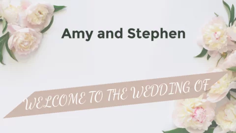 Amy and Stephen Wedding