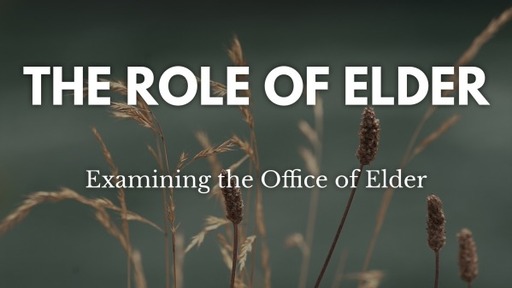 The Role of the Elder