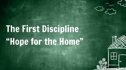 The First Discipline