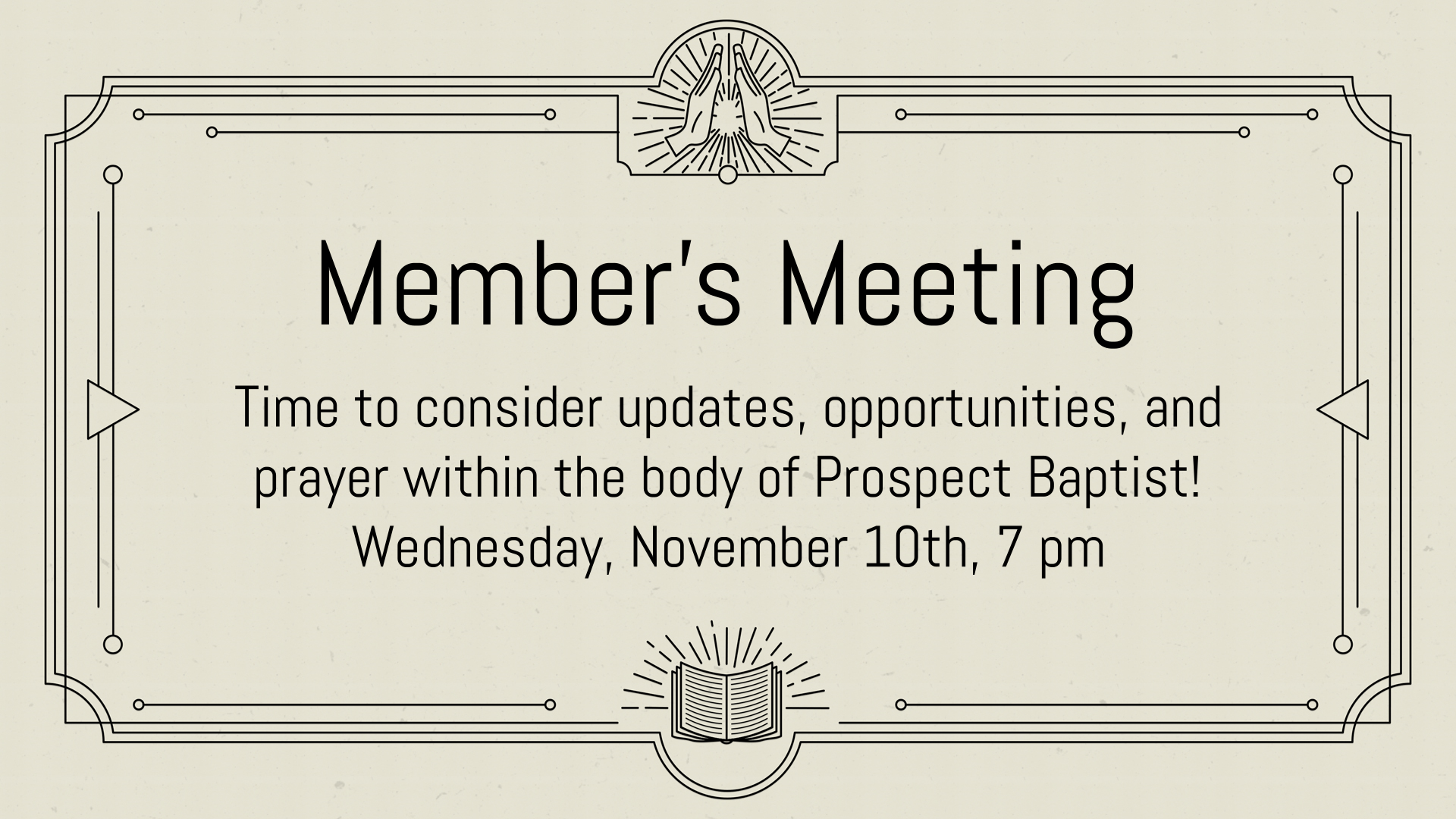 Member's Meeting