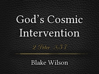 God's Cosmic Intervention