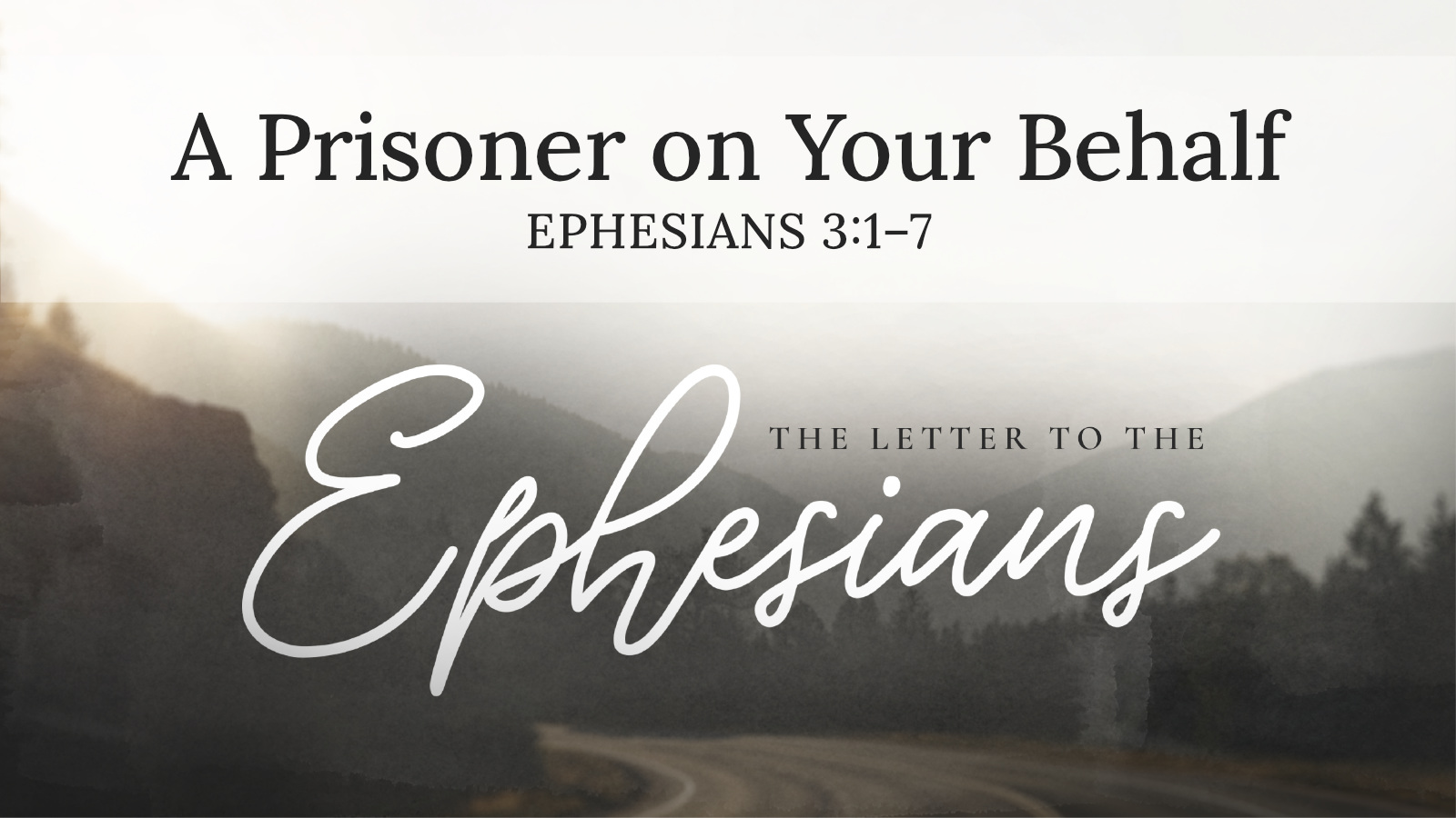 A Prisoner on Your Behalf - Logos Sermons