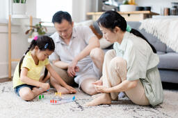 Family Playing Together in the Living Room  image 4