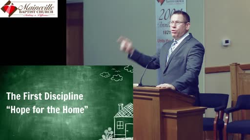 Hope for the Home-The First Discipline