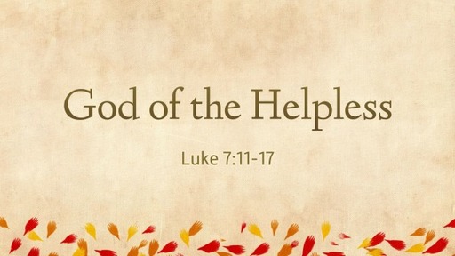 God of the Helpless