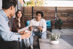 College Group Having Bible Study Together  image 6