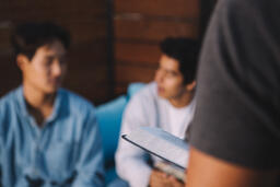 Leader Teaching at College Group  image 3