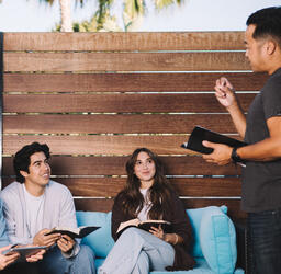 College Group Having Bible Study Together  image 11