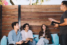 College Group Having Bible Study Together  image 8