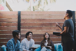 College Group Having Bible Study Together  image 2