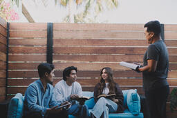 College Group Having Bible Study Together  image 13