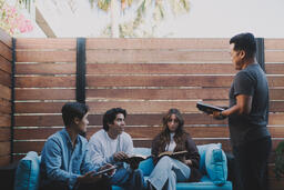 College Group Having Bible Study Together  image 12