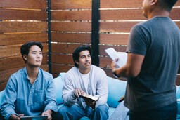 College Group Having Bible Study Together  image 1