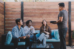 College Group Having Bible Study Together  image 6
