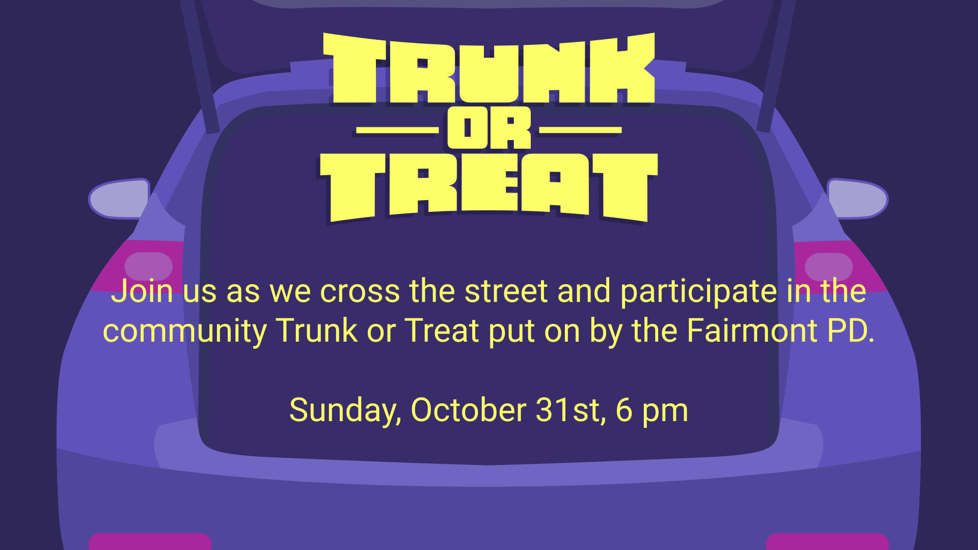 Community Trunk or Treat