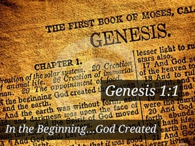 In the beginning...God