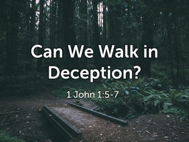 Can We Walk in Deception?