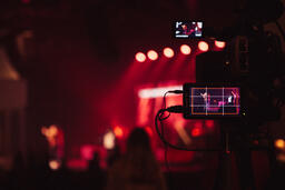 Camera Recording Worship Service  image 1