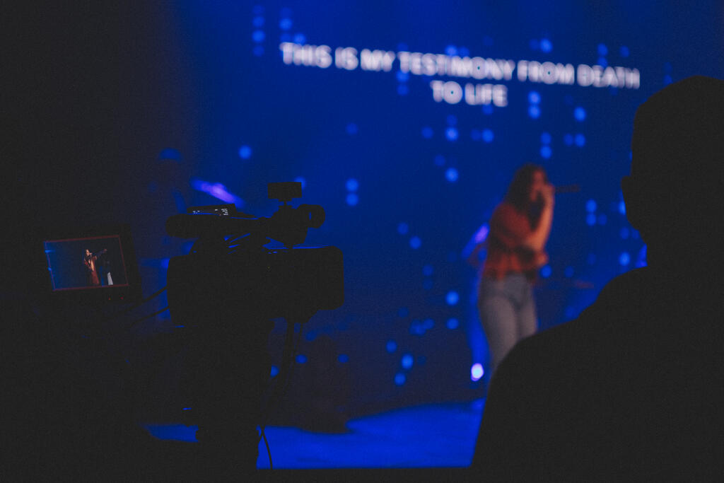 Camera Recording Worship Service large preview