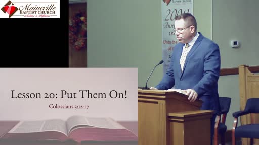 Colossians: Lesson 20 Put It On!